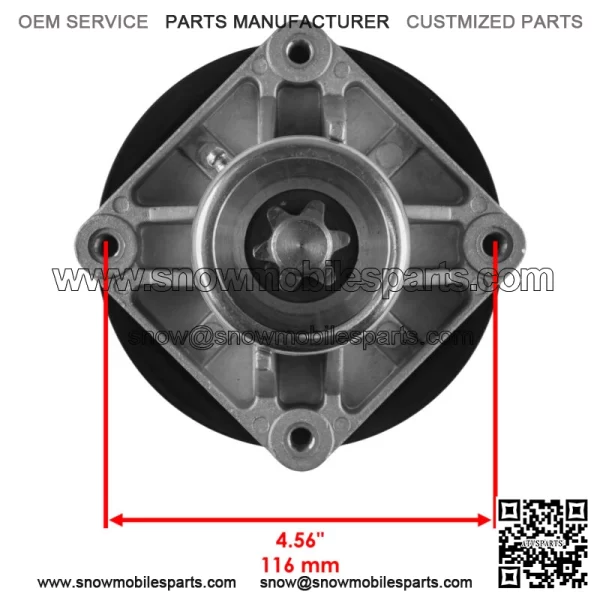 46" Deck Spindles for MTD Huskee 13AX615H731 13AX775H031 13AX775H231 13BX775H031 - Image 4