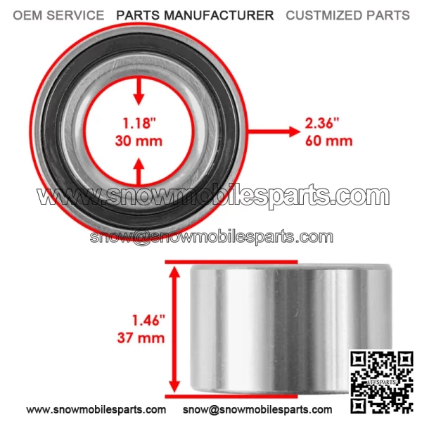 BA2B-633667 BA2B 633667 BA2B 633313 C Double Row Angular Ball Bearings 30x60x37 - Image 2